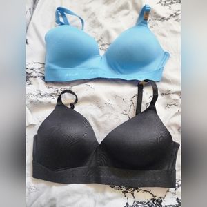 2 Pink by Victoria Secret bras 36c